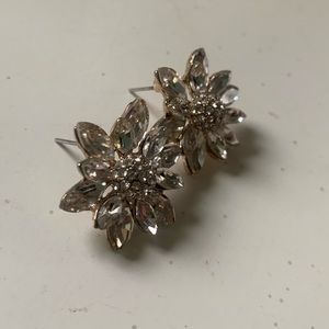 Flower Gemstone Earrings